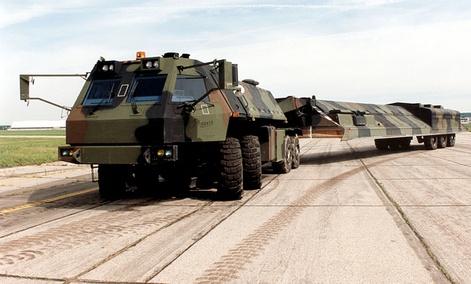 Mid-80s “Midgetman” mobile missile launcher Mid-80s “Midgetman” mobile missile launcher